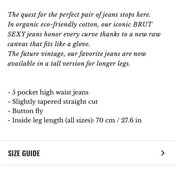 Sezane brut sexy jeans - Picture 5 of 12